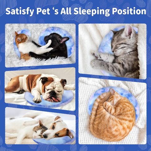 سرير الكلب تهدئة وسادة ، وسادة رقبة للحيوانات الأليفة للقطط الكلب الصغيرة نوم ، ووسائد قطة ناعمة الكلب ، وسادة ناعمة ، ووسادة سرير ناع in Kuwait