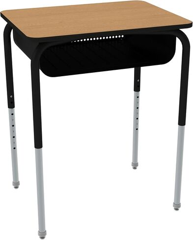 Learniture Adjustable Height Open Front Student School Desk with Metal Book Box (Set of 2) in Kuwait