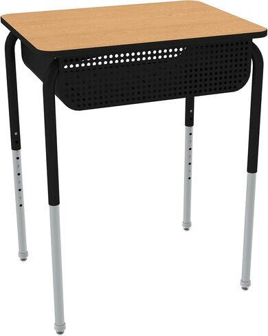 Learniture Adjustable Height Open Front Student School Desk with Metal Book Box (Set of 2) in Kuwait