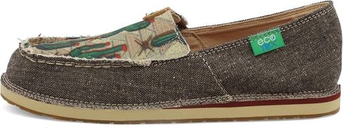 Twisted X Women's Slip-On Loafer - Women's Loafers & Slip-Ons - Canvas Shoes for Women, Tan, 6.5 M in Saudi Arabia