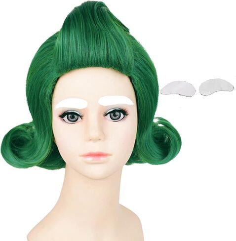 LABEAUTÉ Men Male Wigs Short Black with Beard 70s 80s Costume Cosplay Halloween Wigs + Cap in Saudi Arabia
