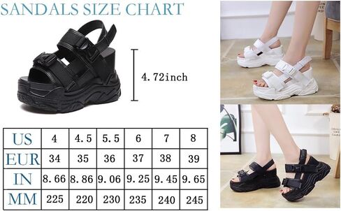 High Heels Wedge Ankle Strap Sandals for Womens Ladies Peep Toe Casual Breathable Platform Walking Sandal in Saudi Arabia