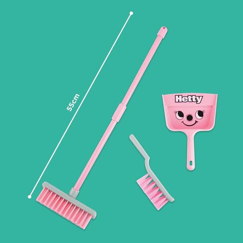 Casdon Henry Brush Set | Child-Friendly Cleaning Toy Set for Ages 3+ | Fun & Educational | Includes Broom, Brush, Dustpan! in Kuwait
