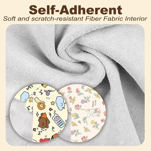 Cat Grooming Wrap, 2pcs [L+XL] Cat Restraint Wrap for Nail Clipping, Ear Cleaning, and Teeth Brushing, Self-Adherent, Anti-Bite, Anti-Scratch, Anti Scratch, Cow White in Kuwait