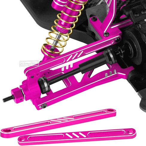 RC Turnbuckles Camber Links Upgrades Part for 1/10 ECX 2WD Series RC Car,Alloy Adjustable Turnbuckle for Ruckus/Axe/Brutus/Circuit/AMP MT/AMP DB/AMP Crush/Torment,Titanium in Kuwait