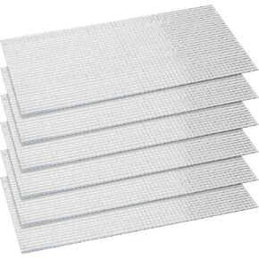 Plliey 32400 PCS البلاط الفسيفساء اللاصقة الذاتي للحرف ، بلاطات مرآة الكرة الديسكو الزجاجية لتزيين الكرة الديسكو ، مزهرية ديسكو DIY ، إطار الصور ، ديكور المنزل (5x5 مم ، فضية)