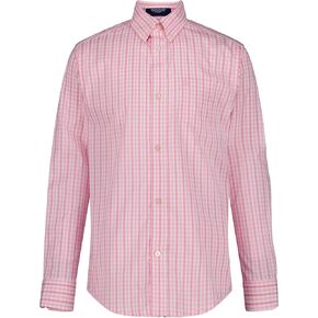IZOD Boys' Long Sleeve Plaid Button-Down Dress Shirt