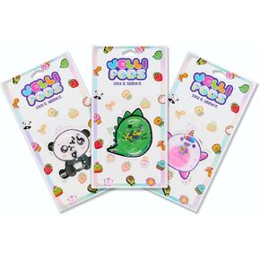 JelliPods - Puffy Plants - Reusable Sticker Bundle - Sensory Toy - Touch and Feel - Classroom Must Have - Tactile Sensory Fidget Activity for Kids - Includes 3 Reusable Puffy Stickers