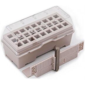 Make Your Letters Align More neatly,3 in 1 for Metal Stamps（Suitable from 1mm to 6mm) (Narrow Wide and Storage)