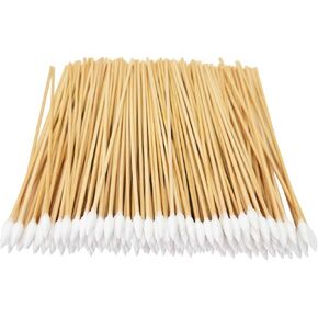 500/200PCS Gun Cleaning Swabs - 6 Inch Long Cotton Swabs - Lint Free, Highly Absorbent Gun Swabs for Precision Gun Cleaning, Applying