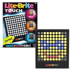 Lite Brite Mini Touch, Create Art with Light, Enhances Creativity, Gift for Girls and Boys Ages 6+
