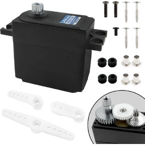 14701B Upgrade 4.6KG Metal Gear High Digital Steering Servo Spare Parts Accessories for 1/14 Scale H14BM 14210 14209 JC14EP HP141 HP141S RC Cars Trucks