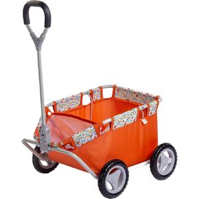 JC Toys - for Keeps Playtime | Deluxe Folding Pull Along | Royal Pink Collection | for Dolls up to 20" | Ages 3+
