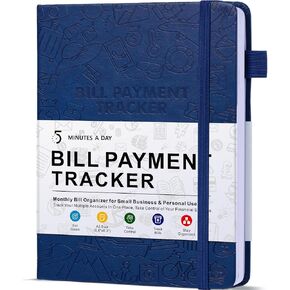 Bill Tracker Notebook - Monthly Bill Organizer & Planner for Personal Budgeting Financial, Payments Checklist Organizer Used Easily for Senior Home Office, 5.8" x 8.5", Dark Green in Kuwait