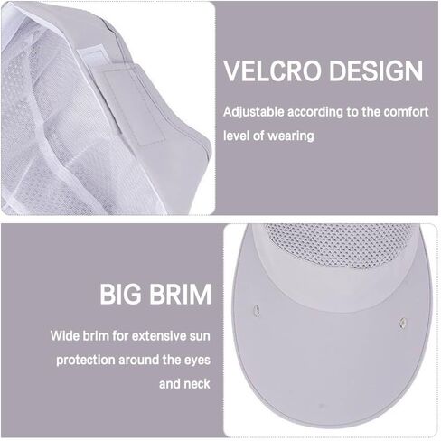 Face_Shield Protector Sun Visor Hat UV Protection Summer Sun Cap Great for Oudtoor Hiking Camping Golf Tennis Cycling in Kuwait