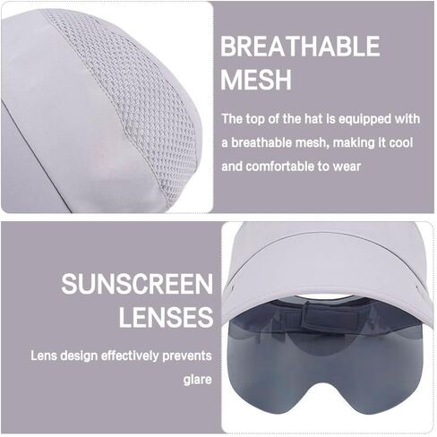 Face_Shield Protector Sun Visor Hat UV Protection Summer Sun Cap Great for Oudtoor Hiking Camping Golf Tennis Cycling in Kuwait