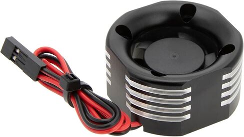 DKKY RC Motor Cooling Fan Heatsink 25mm 35000RPM for Arrma Axial Traxxas 1/6 1/8 1/10 RC Models 2510 Motor (Black, 25mm) in Kuwait