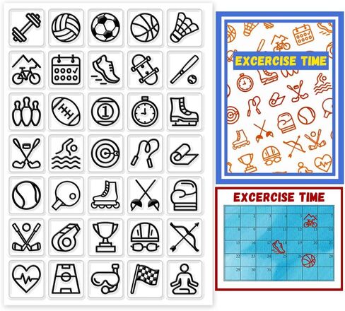 CHGCRAFT Weather Clear Stamps Transparent Silicone Stamp Mini Weather Silicone Seals Stamp for Calendar Planner Decoration and DIY Scrapbooking 6.3 x 4.3inch in Kuwait