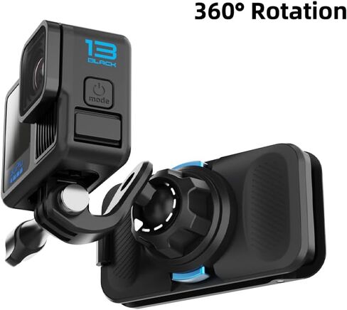 حقيبة ظهر مغناطيسية سريعة الفك من SUREWO، حزام كتف، حزام كتف، حامل بمشبك متوافق مع Gopro Hero 12/11/10/9/8/7/(2018)/6/5 أسود، DJI Osmo Action 4/3 والمزيد in Kuwait