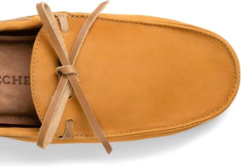 La Leche, Mule Boat Shoes, Indoor Scuff Slippers, Shoes for Home, Full Grain Leather & Memory Foam, Handmade in Saudi Arabia