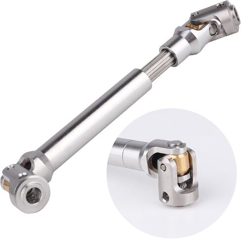 Steel Drive Shaft Heavy-Duty for 1/10 Scale Traxxas TRX4, Axial SCX10 90046, AXI03007, Redcat Gen8 RC Crawler Upgrade Parts(81-106mm) in Kuwait