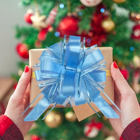 36 قطعة سوداء سحب القوس القوس السحب القوس أقواس سحب لسلال الزفاف ، أقواس الهدايا بقطر 6 بوصات ، أقواس كبيرة للهدايا. (ذهب) in Kuwait