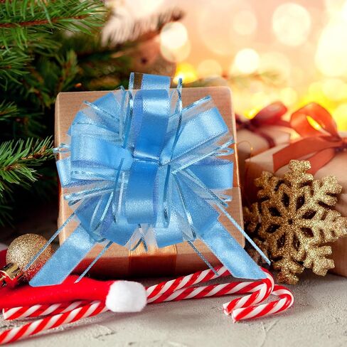 36 قطعة سوداء سحب القوس القوس السحب القوس أقواس سحب لسلال الزفاف ، أقواس الهدايا بقطر 6 بوصات ، أقواس كبيرة للهدايا. (ذهب) in Kuwait