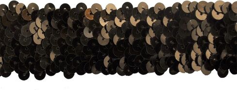 Belagio Enterprises 1 1/2-Inch Polyester Stretchable Sequin Trim (10 Yard Roll) | BQ-303-26 Purple in Kuwait