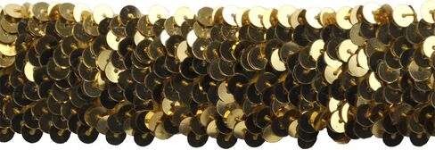 Belagio Enterprises 1 1/2-Inch Polyester Stretchable Sequin Trim (10 Yard Roll) | BQ-303-26 Purple in Kuwait