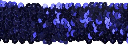 Belagio Enterprises 1 1/2-Inch Polyester Stretchable Sequin Trim (10 Yard Roll) | BQ-303-26 Purple in Kuwait