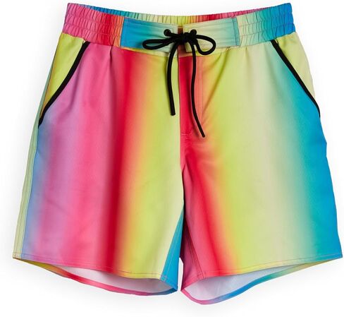 شورت TomboyX Swim مقاس 7 بوصات، سروال سباحة سفلي سريع الجفاف، حماية من أشعة الشمس بعامل حماية من أشعة الشمس 50، مقاس إضافي شامل (XS-6X) in Kuwait