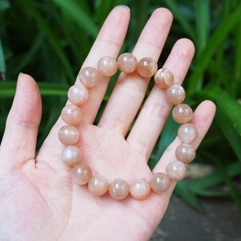لابرادوريت رقائق سوار | شظايا كريستال فلاش الطبيعية - الحماية المصنوعة يدويًا و Magic Energy Third Eye Chakra Gemstones تكديس للتأمل المجوهرات | يناسب معصم صغير من 6 إلى 7 بوصات in Kuwait