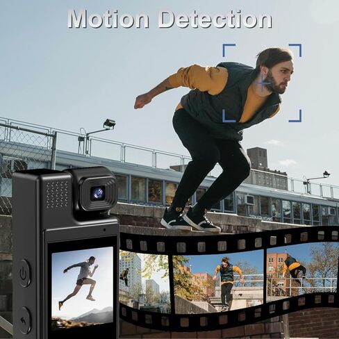 Boby camera with Audio and Video Recording, 1080P Portable Body Camera with 180° Rotating Lens, FHD Video Recorder,Night Vision ,Loop Recording Mini Body Camera for law enforcement,Bike Cameras in Saudi Arabia