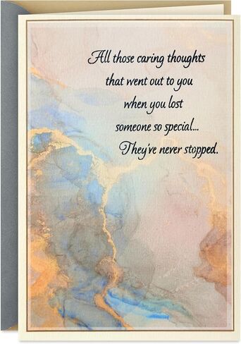Hallmark Sympathy Card (Gold Foil Agate) in Saudi Arabia