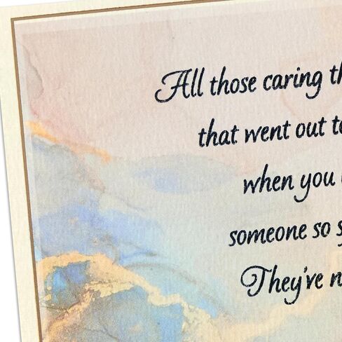 Hallmark Sympathy Card (Gold Foil Agate) in Saudi Arabia