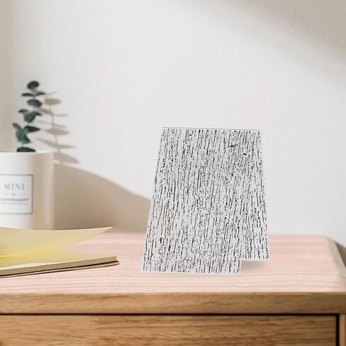 3D Textured Embossing Folders for Card Making, Wooden Lace Plastic Embossing Folders Grain Embossing Folder Craft Card Template for DIY Scrapbooking in Kuwait