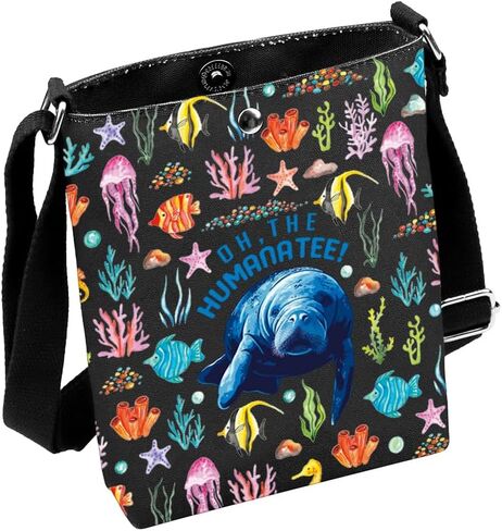 Funny Manatee Crossbody Bag Manatee Lover Bag Manatee Mom Gift Sea Cow Gift Sea Animal Gift in Kuwait