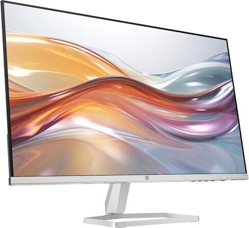 شاشة HP Series 5 524sw (تستبدل M24FW) 94C21AA#ABA مع Docztorm Dock، شاشة 24 بوصة FHD IPS (1920x1080)، HDMI، VGA، خالية من الوميض، مثالية للمنزل والأعمال، أبيض/فضي (أحدث طراز 2024) (عبوتان ) in Saudi Arabia