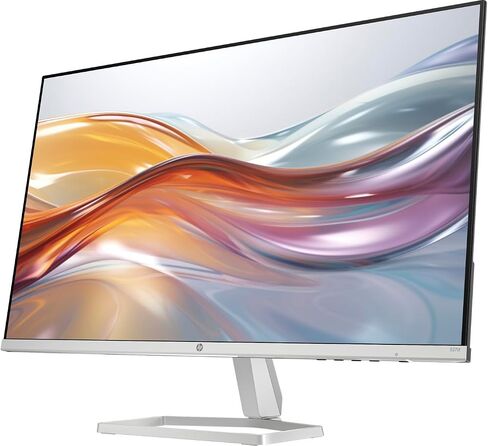 شاشة HP Series 5 524sw (تستبدل M24FW) 94C21AA#ABA مع Docztorm Dock، شاشة 24 بوصة FHD IPS (1920x1080)، HDMI، VGA، خالية من الوميض، مثالية للمنزل والأعمال، أبيض/فضي (أحدث طراز 2024) (عبوتان ) in Saudi Arabia