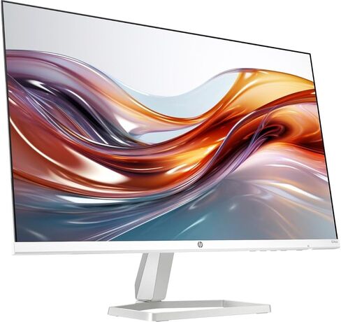 HP Series 5 524sw Monitor (Replaces M24FW) 94C21AA#ABA with Docztorm Dock, 24" FHD IPS (1920x1080)Display, HDMI, VGA, Flicker-Free, Ideal for Home & Business, White/Silver (2024 Latest Model) (2 Pack) in Saudi Arabia