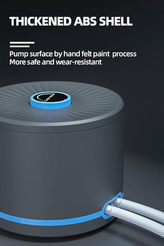 مضخة هواء حوض السمك منافذ مزدوجة ، مضخة هواء أسماك أسماك هادئة فائقة 20-600 جالون ، 5W 110 فولت مضخة هيراتور ماء صامت ، تصل إلى 10 لتر/دقيقة 0.022MPa قابلة للتعديل in Kuwait