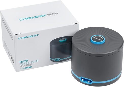 مضخة هواء حوض السمك منافذ مزدوجة ، مضخة هواء أسماك أسماك هادئة فائقة 20-600 جالون ، 5W 110 فولت مضخة هيراتور ماء صامت ، تصل إلى 10 لتر/دقيقة 0.022MPa قابلة للتعديل in Kuwait