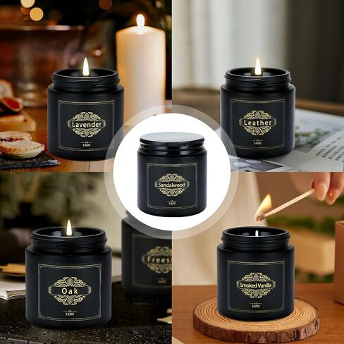 6 Pack Candles for Home Scented,Jar Candles,Lavender Candle,Aromatherapy Candle Gifts Set for Women,Long Lasting Scented Candles Gift for Birthday Mother's Thanksgiving Day Present in Saudi Arabia