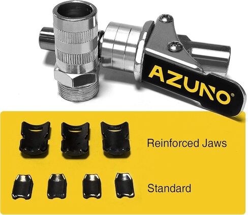 AZUNO G8 Grease Gun Coupler XL, Grease Gun Tips Quick Lock and Release, Compatible with All Grease Guns-1/8 NPT Grease Gun. Fits All SAE and Metric Zerk Fittings (XL) in Saudi Arabia