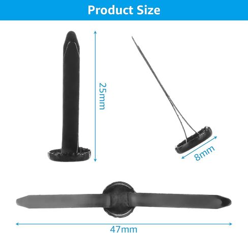 MIVIDE 1000 Pack Multicolor Paper Fasteners, Mini Round Brads for Paper Crafts Split Pins, DIY Art Craft Accessories, Scrapbooking Brads, Craft Pins Pushpin (8 x 15 mm) in Kuwait