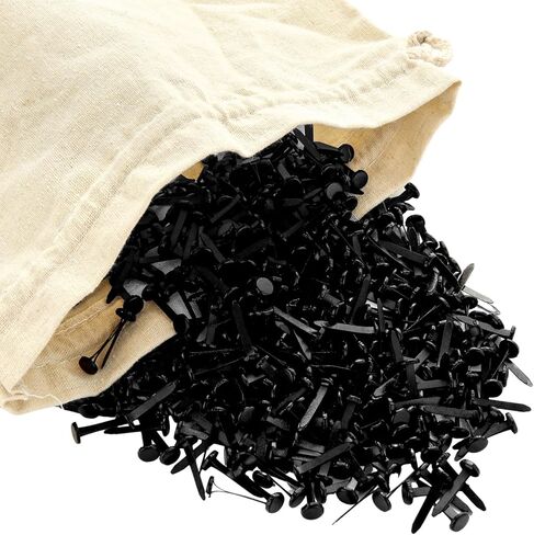 MIVIDE 1000 Pack Multicolor Paper Fasteners, Mini Round Brads for Paper Crafts Split Pins, DIY Art Craft Accessories, Scrapbooking Brads, Craft Pins Pushpin (8 x 15 mm) in Kuwait