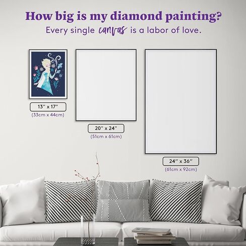 DIAMOND ART CLUB Beautiful Destroyer Diamond Painting Kit, Fun DIY Crafts for Adults, Round Diamond Art Canvas, 13" x 13" in Kuwait