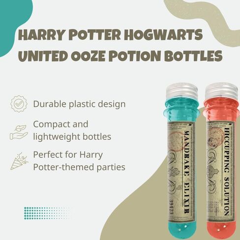 Slimy Ooze - 1" x 5.37" (Pack of 4) - Perfect for Fans & Collectors, Harry Potter Hogwarts United in Saudi Arabia