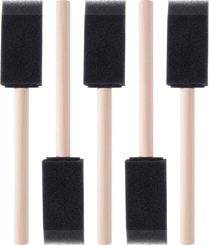 10 PCS 1INCH FOAM PASHERES BRESS WOOD HANDGE WOOD SPONGE PRESSL in Kuwait