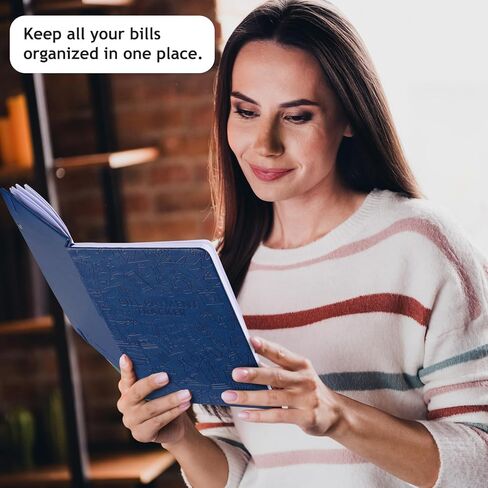 Bill Tracker Notebook - Monthly Bill Organizer & Planner for Personal Budgeting Financial, Payments Checklist Organizer Used Easily for Senior Home Office, 5.8" x 8.5", Dark Green in Kuwait